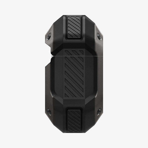 ASD00537 - Apple AirPods Pro Case Tough Armor in black showing the front